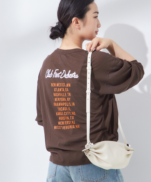 St.Johns 3rd club（セントジョンズサードクラブ）の「【ST.JOHNS 3RD CLUB】ロンTEE：カットソー（Tシャツ/カットソー・レディース・グレー系その他/ブラウン・FREE）」の14枚目の写真