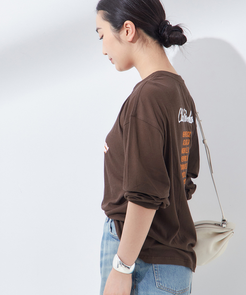 St.Johns 3rd club（セントジョンズサードクラブ）の「【ST.JOHNS 3RD CLUB】ロンTEE：カットソー（Tシャツ/カットソー・レディース・グレー系その他/ブラウン・FREE）」の15枚目の写真