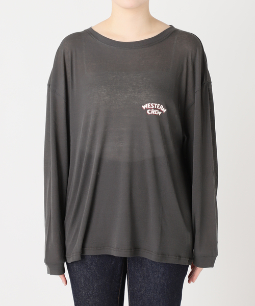 St.Johns 3rd club（セントジョンズサードクラブ）の「【ST.JOHNS 3RD CLUB】ロンTEE：カットソー（Tシャツ/カットソー・レディース・グレー系その他/ブラウン・FREE）」の16枚目の写真