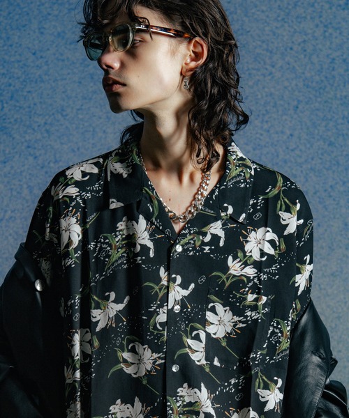 CRIMIE（クライミー）の「BONE BLOOM ALOHA SHIRT（シャツ/ブラウス・メンズ・ブラック・S/M/L/XL/XXL）」の8枚目の写真