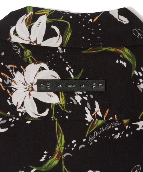 CRIMIE（クライミー）の「BONE BLOOM ALOHA SHIRT（シャツ/ブラウス・メンズ・ブラック・S/M/L/XL/XXL）」の6枚目の写真