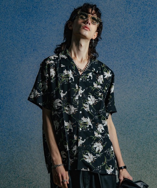CRIMIE（クライミー）の「BONE BLOOM ALOHA SHIRT（シャツ/ブラウス・メンズ・ブラック・S/M/L/XL/XXL）」の9枚目の写真