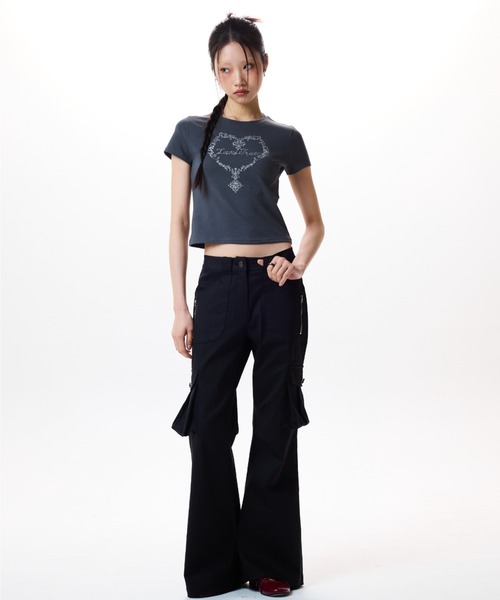 ★LUVISTRUE★IM CARGO BOOTSCUT PANTS(BLACK)★正規品/直送料込 セール】IM CARGO BOOTSCUT PANTS（カーゴパンツ）｜LUVISTRUE