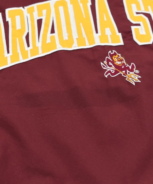 VINTAGE（ヴィンテージ）の「【ヴィンテージ古着】Y2K ARIZONA STATE カレッジロゴ プルオーバージャケット（その他トップス・メンズ・バーガンディー・LARGE）」の5枚目の写真