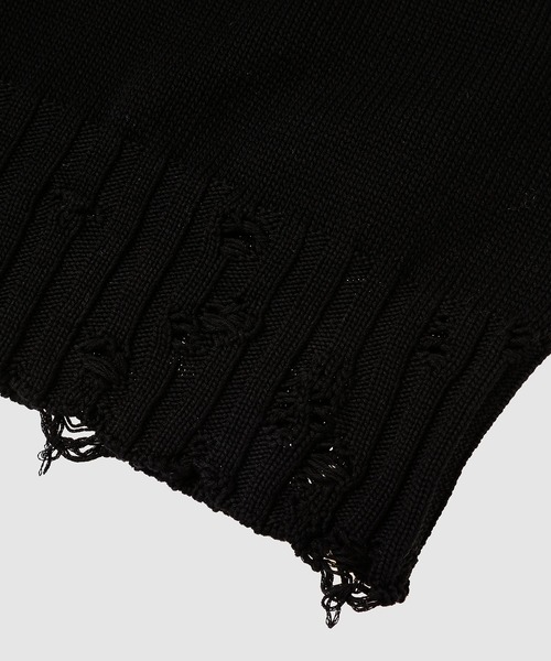 MARNI(マルニ)の「UNFINISHED KNIT / ベスト(ベスト・メンズ・ブラック・46(M)/48(L))」の5枚目の写真