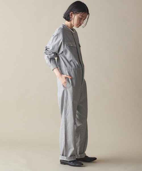 SHIPS（シップス）の「SHIPS NINE CASE:〈洗濯機可能〉ジャンプスーツ（つなぎ/オールインワン・レディース・ダークグレー・ONE SIZE）」の20枚目の写真