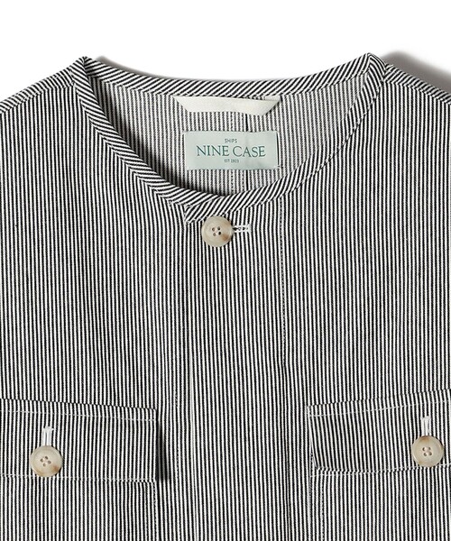 SHIPS（シップス）の「SHIPS NINE CASE:〈洗濯機可能〉ジャンプスーツ（つなぎ/オールインワン・レディース・ダークグレー・ONE SIZE）」の8枚目の写真