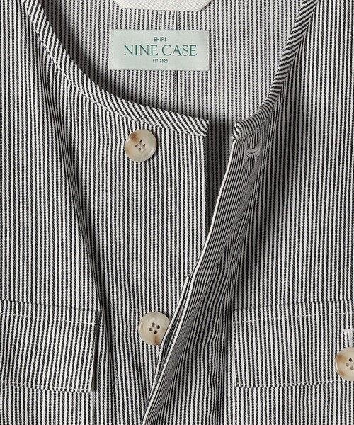 SHIPS（シップス）の「SHIPS NINE CASE:〈洗濯機可能〉ジャンプスーツ（つなぎ/オールインワン・レディース・ダークグレー・ONE SIZE）」の10枚目の写真