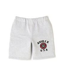 AVIREX（アヴィレックス）の「《KID'S》VARSITY LOGO SHORTS/バーシティーロゴショーツ（スウェットパンツ）」