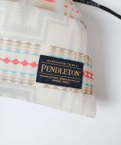 PENDLETON（ペンドルトン）の「【PE】【PENDLETON/ペンドルトン】SOFTMESH DRAW SHOULD ソフトメッシュ ドロー ショルダーバッグ（ショルダーバッグ・メンズ・ベージュ/ラベンダー/オフホワイト・FREE）」の12枚目の写真
