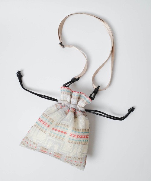 PENDLETON（ペンドルトン）の「【PE】【PENDLETON/ペンドルトン】SOFTMESH DRAW SHOULD ソフトメッシュ ドロー ショルダーバッグ（ショルダーバッグ・メンズ・ベージュ/ラベンダー/オフホワイト・FREE）」の13枚目の写真