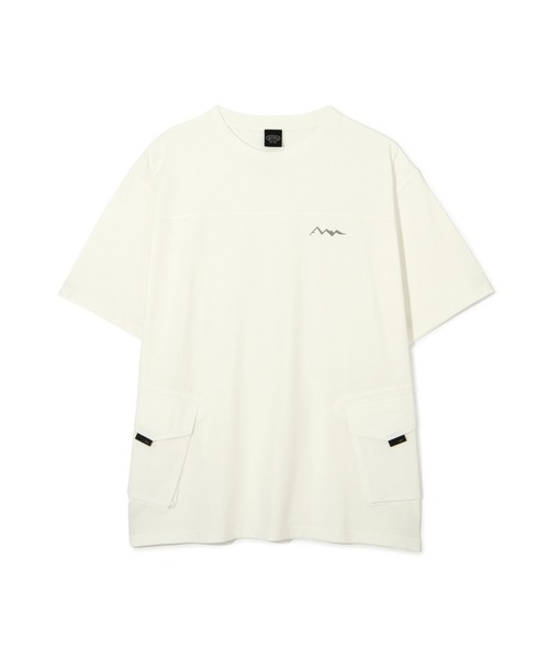 MANASTASH(マナスタッシュ)の「MANASTASH/マナスタッシュ/DISARMED TOP(Tシャツ/カットソー・メンズ・ホワイト/ライトグリーン/ブラック・S/M/L/XL)」の1枚目の写真