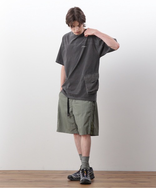 MANASTASH(マナスタッシュ)の「MANASTASH/マナスタッシュ/DISARMED TOP(Tシャツ/カットソー・メンズ・ホワイト/ライトグリーン/ブラック・S/M/L/XL)」の4枚目の写真