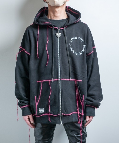 マーキュロ×BACKSTAGEPASS コラボパーカー　フルジップパーカー マーキュロ×BACKSTAGEPASS コラボパーカー フルジップパーカー