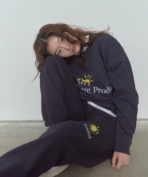 THEATRE PRODUCTS(シアタープロダクツ)の「SMILING SUNスウェットパンツ(スウェットパンツ・レディース・ネイビー/グレー・FREE)」の17枚目の写真