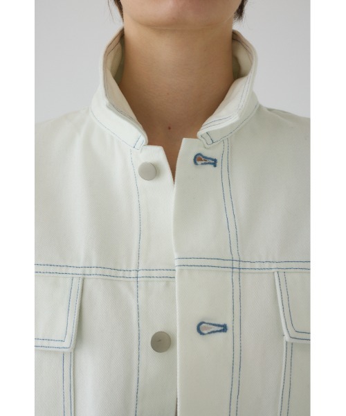 RIM.ARK(リムアーク)の「Gradation denim JK グラデーションデニムジャケット(デニムジャケット・レディース・ブラック/ブルー・38/36)」の22枚目の写真