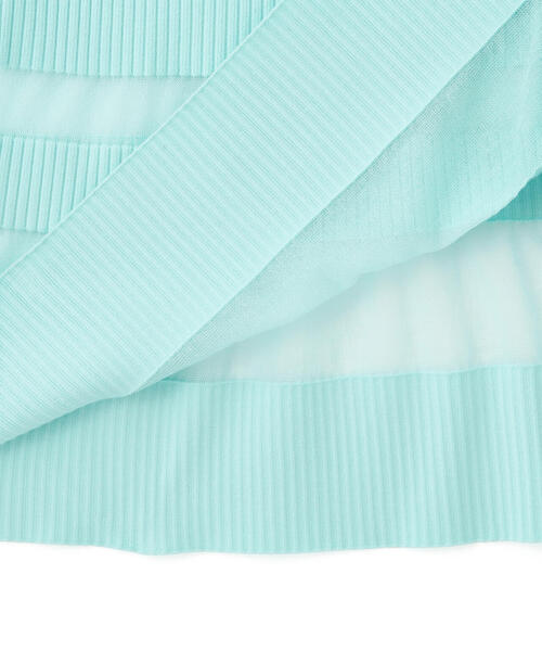 セール】◇シアーコンビマーメイドニットワンピース（ワンピース