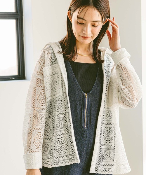 GLOBAL WORK(グローバルワーク)の「レースシャツ長袖/319818(シャツ/ブラウス・レディース・ブラック/アイボリー・LARGE/MEDIUM)」の20枚目の写真