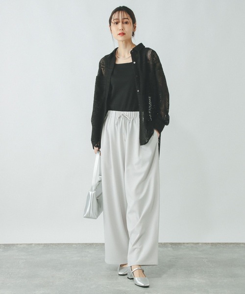 GLOBAL WORK(グローバルワーク)の「レースシャツ長袖/319818(シャツ/ブラウス・レディース・ブラック/アイボリー・LARGE/MEDIUM)」の17枚目の写真