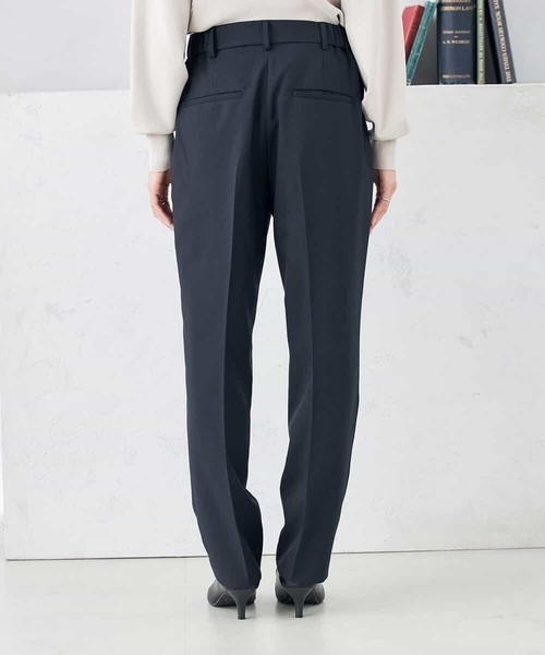 a.v.v（アーヴェヴェ）の「【洗える/ストレッチ/UVカット】麻調ストレッチテーパードパンツ（スーツパンツ・レディース・グレー/ネイビー/ベージュ・38/40/34/36/42）」の11枚目の写真