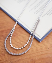 niko and... | 2連風ボールチェーンネックレス(ネックレス)