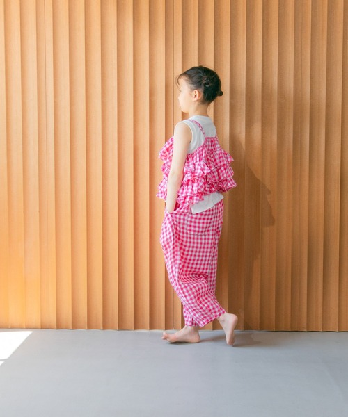 LOWRYS FARM(ローリーズファーム)の「INDIAISフリルキャミ 329871(キャミソール・キッズ・ピンク/ブラック・130cm/120cm/110cm/140cm/150cm)」の11枚目の写真