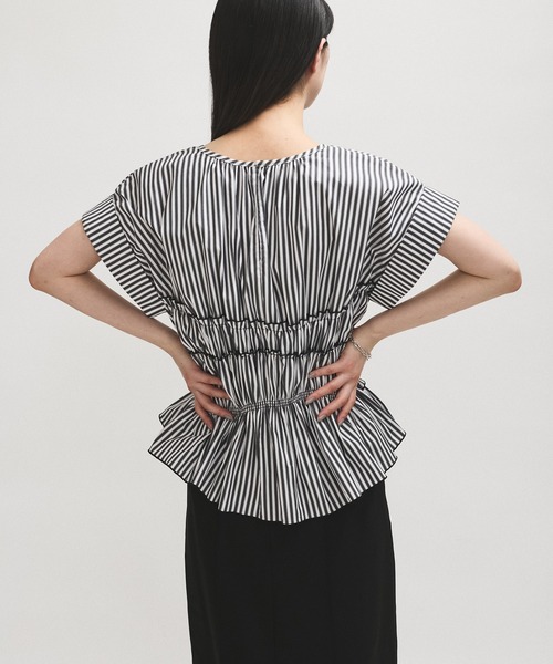 【WEB限定】ランダムギャザリングブラウス WEB限定】ランダムギャザリングブラウス（シャツ/ブラウス