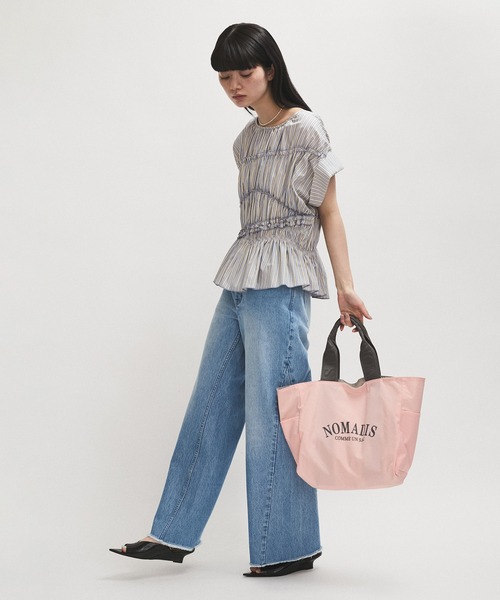 【WEB限定】ランダムギャザリングブラウス WEB限定】ランダムギャザリングブラウス（シャツ/ブラウス