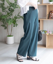 NAVY（ネイビー）の「nAvy SARARI フローズンセミワイドパンツ【冷感 ドライ UVカット ストレッチ】（その他パンツ）」