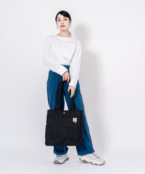 Carhartt(カーハート)の「【CARHARTT】トートバッグ Verical Snap Tote(トートバッグ・メンズ・ブラック/ブラウン・FREE)」の15枚目の写真
