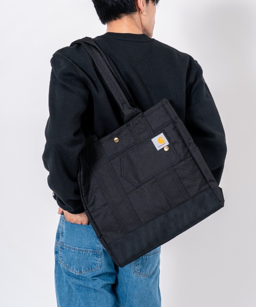 Carhartt(カーハート)の「【CARHARTT】トートバッグ Verical Snap Tote(トートバッグ・メンズ・ブラック/ブラウン・FREE)」の20枚目の写真