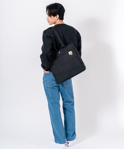 Carhartt(カーハート)の「【CARHARTT】トートバッグ Verical Snap Tote(トートバッグ・メンズ・ブラック/ブラウン・FREE)」の18枚目の写真