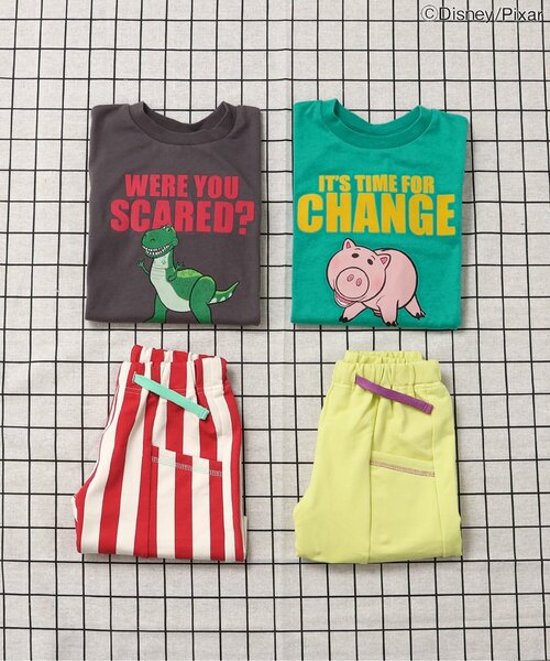 Disney（ディズニー）の「【ディズニー】トイ・ストーリー/Tシャツ（Tシャツ/カットソー・キッズ・アイボリー/チャコール/ラベンダー/イエロー/ブルー/グリーン・80/90/100/110/120/130/140）」の9枚目の写真