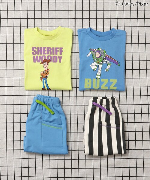 Disney（ディズニー）の「【ディズニー】トイ・ストーリー/Tシャツ（Tシャツ/カットソー・キッズ・アイボリー/チャコール/ラベンダー/イエロー/ブルー/グリーン・80/90/100/110/120/130/140）」の11枚目の写真