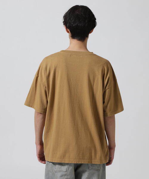 REMI RELIEF（レミレリーフ）の「REMI RELIEF(レミレリーフ) 別注20/-天竺BIGサイズTシャツ(NECO)（Tシャツ/カットソー・メンズ・ブラック/カーキ・L/XL/M）」の13枚目の写真