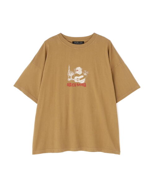 REMI RELIEF（レミレリーフ）の「REMI RELIEF(レミレリーフ) 別注20/-天竺BIGサイズTシャツ(NECO)（Tシャツ/カットソー・メンズ・ブラック/カーキ・L/XL/M）」の17枚目の写真