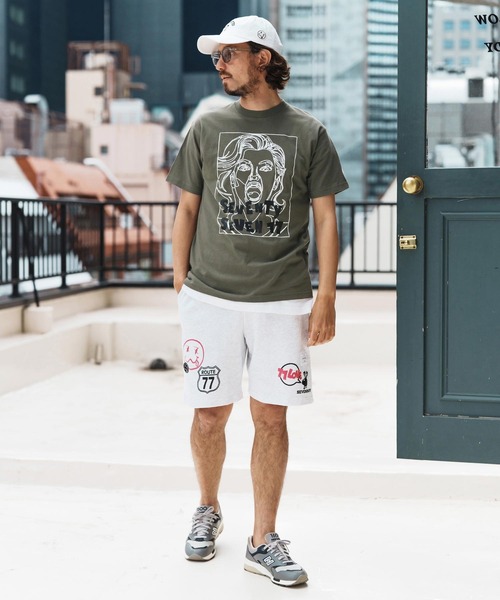 seventy seven(セブンティセブン)の「mt9666-middle onz S-S t-shirts (77LADY) Tシャツ(Tシャツ/カットソー・メンズ・ホワイト/カーキ/ブラック・S/M/L/XL)」の10枚目の写真