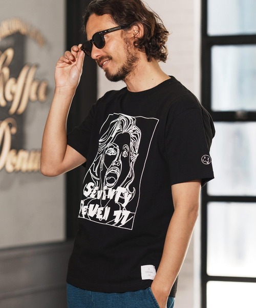 seventy seven(セブンティセブン)の「mt9666-middle onz S-S t-shirts (77LADY) Tシャツ(Tシャツ/カットソー・メンズ・ホワイト/カーキ/ブラック・S/M/L/XL)」の15枚目の写真