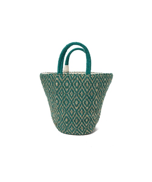 AMERICAN RAG CIE(アメリカンラグシー)の「beej Jute mix 3panel bag(ハンドバッグ・レディース・ブラック/グリーン・FREE)」の9枚目の写真