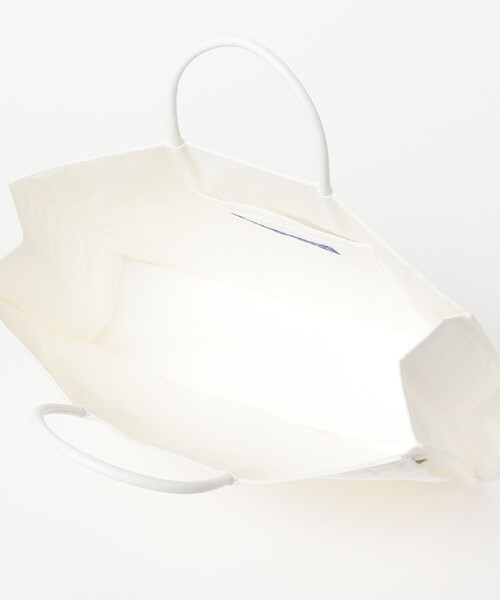 bpr BEAMS(ビーピーアール ビームス )の「ROOTOTE / RO.A4-ワイド.TOFU-3B スクエア トート(トートバッグ・レディース・ホワイト/ブラック・ONE SIZE)」の10枚目の写真