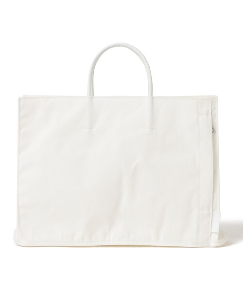 bpr BEAMS(ビーピーアール ビームス )の「ROOTOTE / RO.A4-ワイド.TOFU-3B スクエア トート(トートバッグ・レディース・ホワイト/ブラック・ONE SIZE)」の14枚目の写真