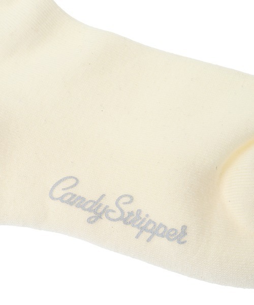 Candy Stripper(キャンディストリッパー)の「CHERRY LINE RIB ソックス(ソックス/靴下・レディース・ホワイト×ピンク/ホワイト×ブルー/ライトブルー・FREE)」の8枚目の写真