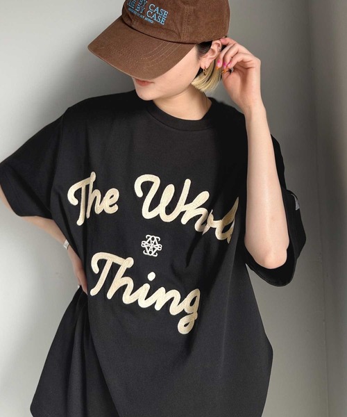 Java(ジャバ)の「《JaVaジャバコラボ》“トレンドを纏う”コード刺繍ロゴ半袖Tシャツ(オーバーサイズ)(Tシャツ/カットソー・レディース・ブラック/ホワイト/オートミール・LARGE/MEDIUM/SMALL/X-LARGE)」の9枚目の写真