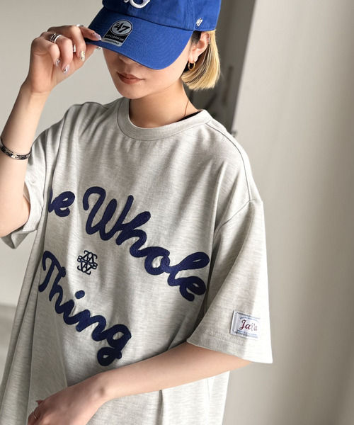Java(ジャバ)の「《JaVaジャバコラボ》“トレンドを纏う”コード刺繍ロゴ半袖Tシャツ(オーバーサイズ)(Tシャツ/カットソー・レディース・ブラック/ホワイト/オートミール・LARGE/MEDIUM/SMALL/X-LARGE)」の12枚目の写真