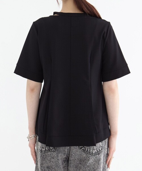 タックペプラムポンチトップス｜ウォッシャブル/UVカット/オフィス