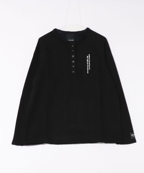 FIG&VIPER（フィグアンドバイパー）の「ヘンリーLOGOワッフルロンT（Tシャツ/カットソー・レディース・ホワイト/カーキ/ブラック・FREE）」の20枚目の写真