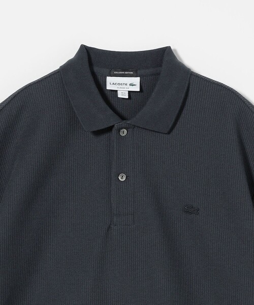 LACOSTE BEAUTY&YOUTH 1トーン ポロシャツ ダークグレー BEAUTY&YOUTH UNITED ARROWS｜<LACOSTE for BEAUTY&YOUTH