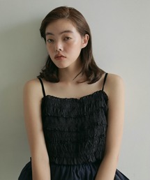 Velourstrap Frill Camisole