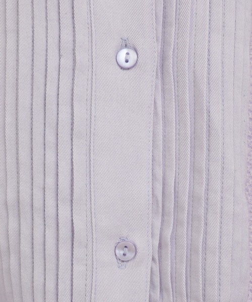 CRAFT STANDARD BOUTIQUE（クラフトスタンダードブティック）の「クロッシェレースピンタックワンピース（ワンピース・レディース・パープル/ホワイト・FREE）」の20枚目の写真