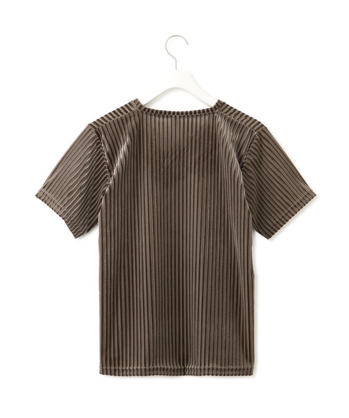 Edition - タグ付き新品　シモーネワイルド　ベルベットTシャツ セール】【SIMONE WILD（シモーネ ワイルド）】RIB VELVET TEE
